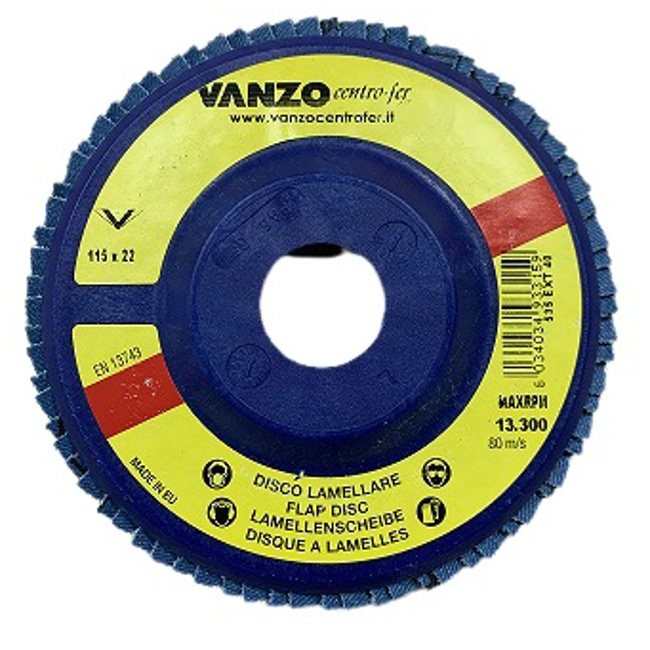 Vendita online Disco lamellare diam.115 mm Zirconio